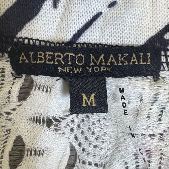 Alberto Makali Button Up Top M Patchwork Art To Wear Mixed Media Floral Boho Y2K - Picture 11 of 12